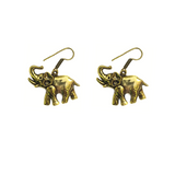 Tibetan style elephant charm earring