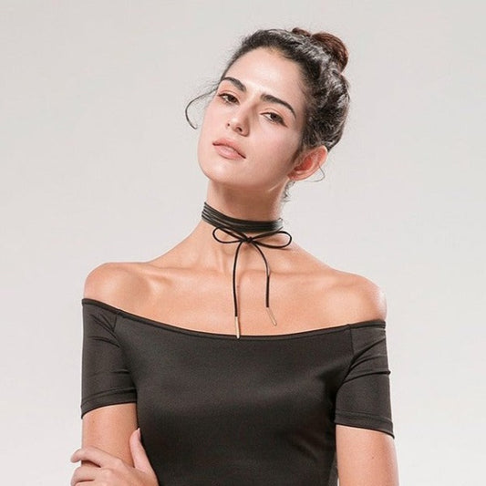 Tie up statement necklaces choker style online at lowest prices