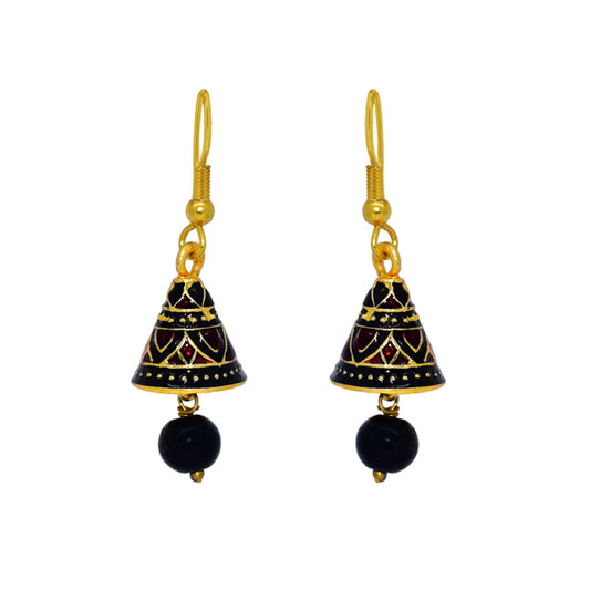Mini Cone Earring With Beads
