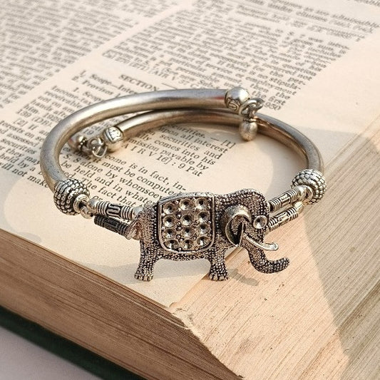 Elephant Designed Stack-able Kada Bracelet