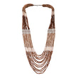 Radiant Brown Chunky Necklace
