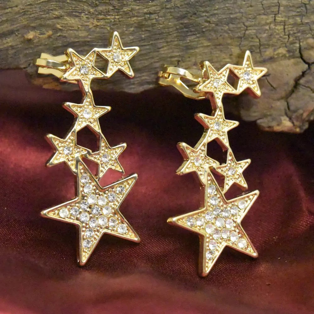 Star Stud Stone Earring