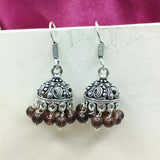 Black color look fashion earring
