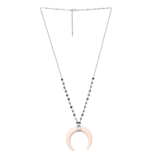 Fashion half moon necklace for women and girls - The Fineworld