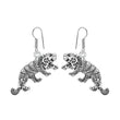 Tiger styled German Silver earrings - The Fineworld