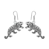 Tiger styled German Silver earrings - The Fineworld