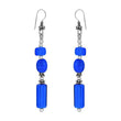 Pure blue color german silver earring - The Fineworld