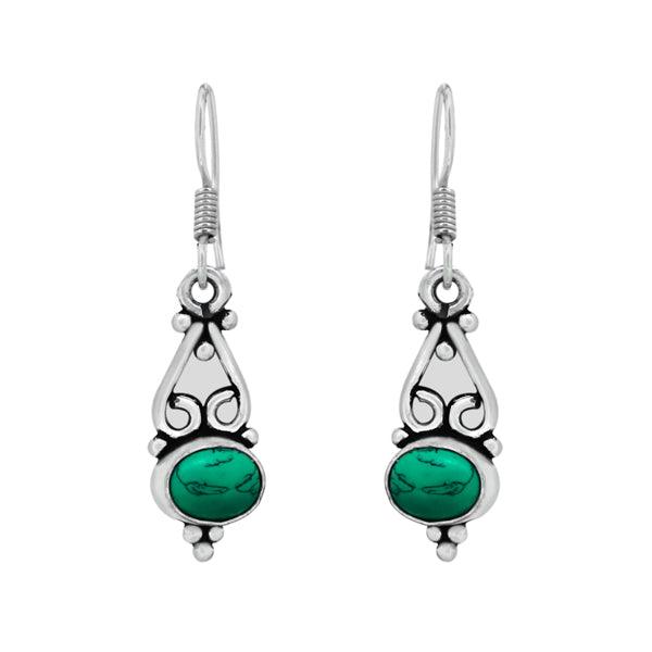 Perfect Drop Green Color Earring - The Fineworld