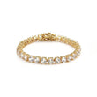 Shine Like Gold Tennis Bracelet For Women - The Fineworld