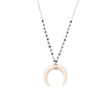 Fashion half moon necklace for women and girls