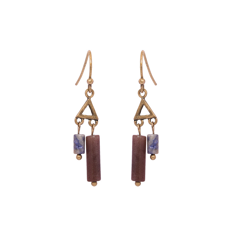 Vintage-Inspired Party Wear Stone Earring