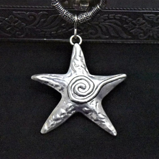 Star Shaped German Silver Pendant