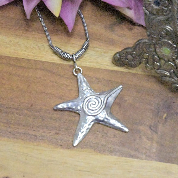 Star Shaped German Silver Pendant