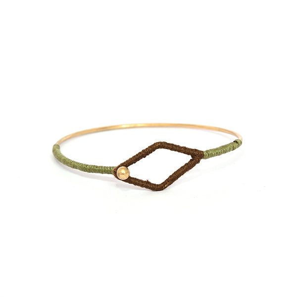 Thin wrapped Gold Plated Bracelet