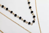 Multi Layer Gold Plated Beads Necklace