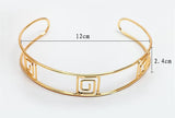 Classy Gold Plated Choker Necklace