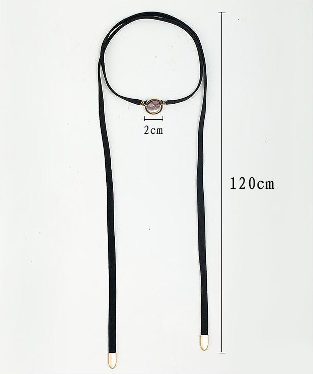 Stylish Leather Choker Necklace For Girls