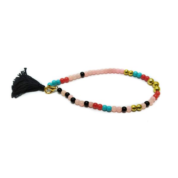 Simple Light Color Beads Bracelet For Girls
