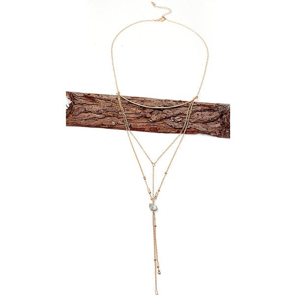 Long Chain Boho Necklace