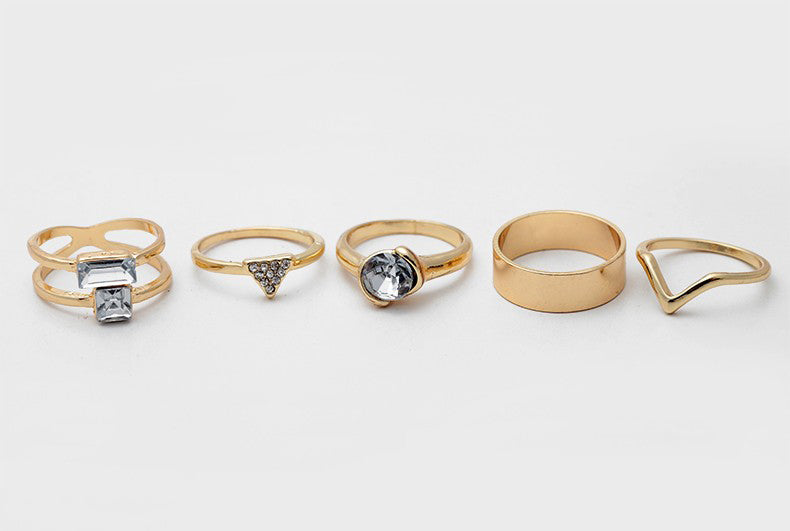 Gold Plated Stackable Rings