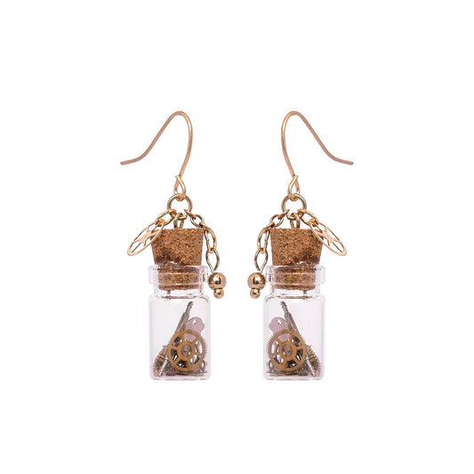 Small Bottle Earring