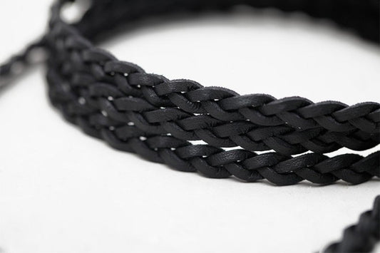 Modern Leather Rope Necklace