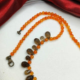 Women Carnelian Beaded Necklace