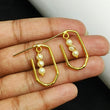 Fresh Water Pearl Drop Hoop Earring