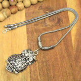 Owl Designed German Silver Pendant