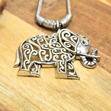 Big Elephant German Silver Pendant