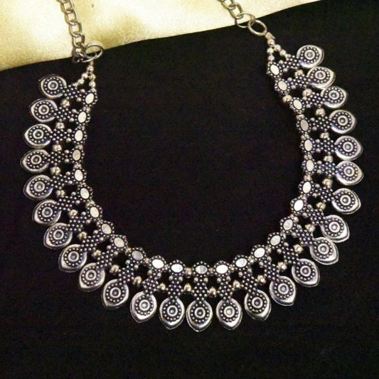 Indian Oxidized Necklace For Garba Night
