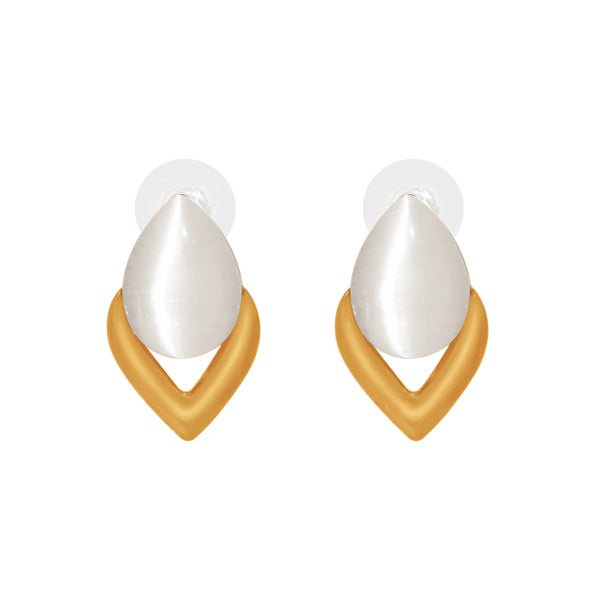 Pear Designed Stud Earring For Girls