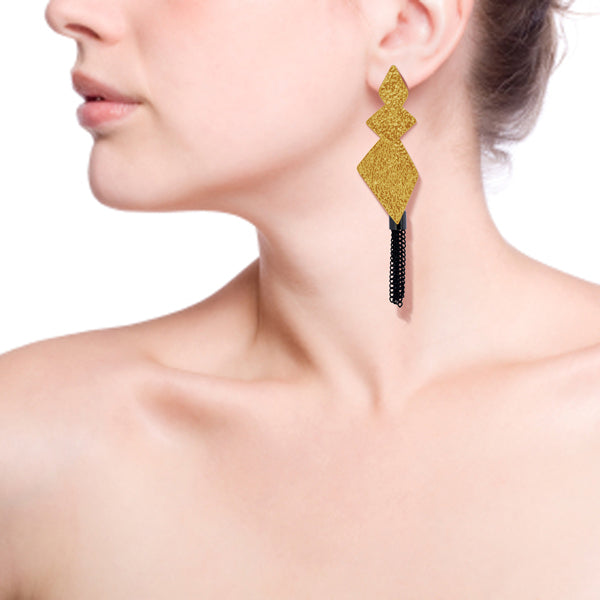 Rope Chain Drop Earrings in 14K Gold | Zales