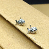 Fish styled German Silver earrings