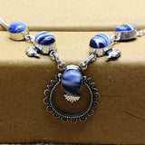 Blue Lace Agate Necklace