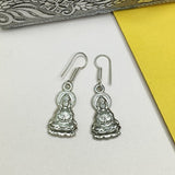 God shaped German silver earrings