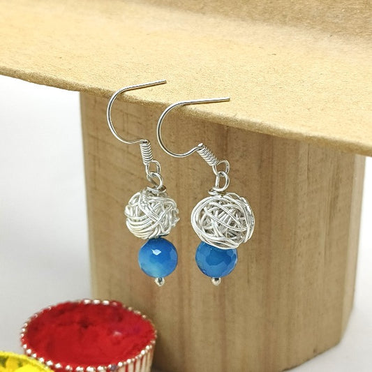 Contemporary And Stylish blue Drop Earrings