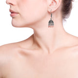 Cute mini jhumki earrings in german silver