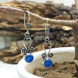 Tear Drop Gemstone Earrings