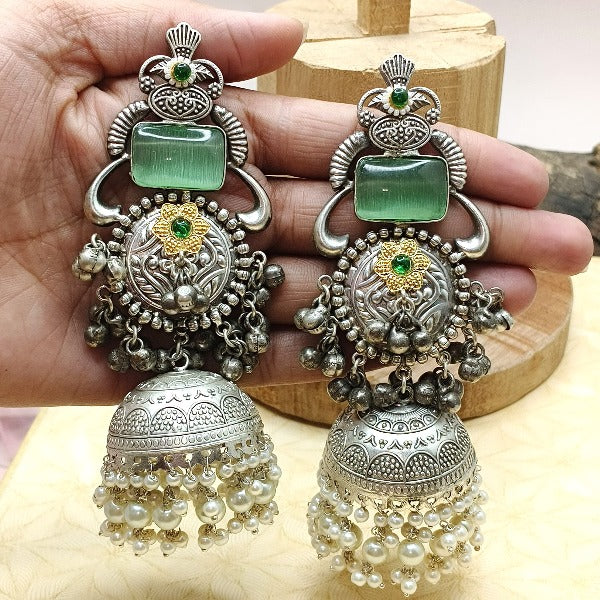 Pearl Beaded Long Jhumka