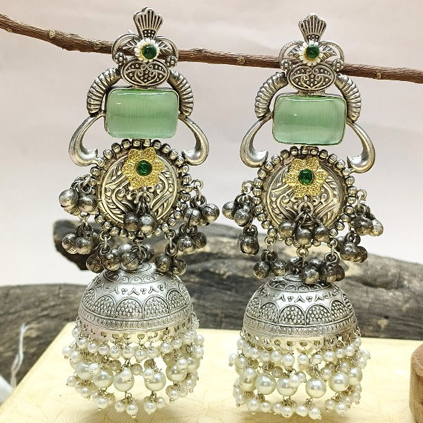 Pearl Beaded Long Jhumka