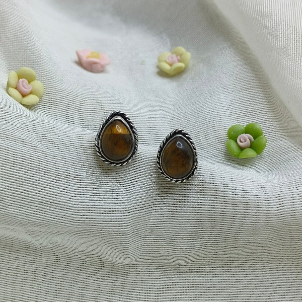 Gemstone Tiny Studs Earring