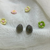 Gemstone Tiny Studs Earring