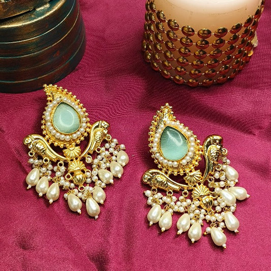 Maharani Pearl Beads Earrings