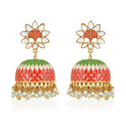 Indian Flag Color Earring