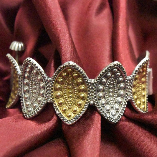 Vintage Oxidized Kada Bangle Bracelet