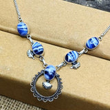 Blue Lace Agate Necklace