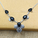 Black Onyx Chain Necklace