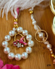 Heavy Pearl Handmade Couple Rakhi