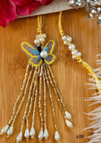 Long Pair Rakhi With Butterfly Charm